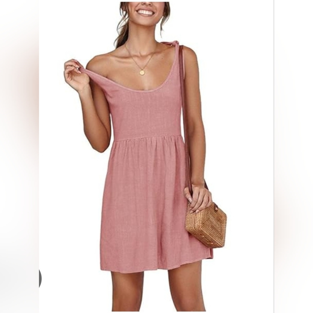 Chic Mauve Sleeveless Mini Dress